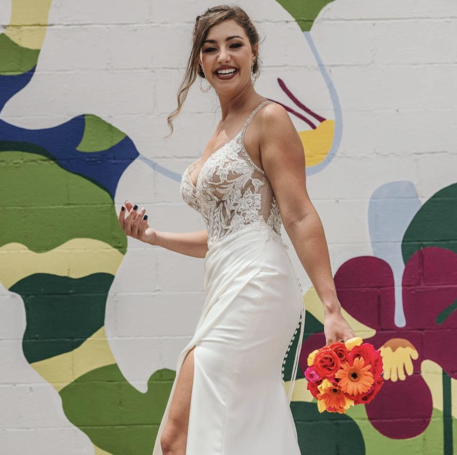 Dress to Impress: The Ultimate Guide to Show-Stopping Slit Wedding Gowns. Mobile Image