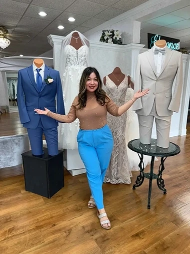 bridal stylists in Elegance Wedding Bridal Shop in Highland Indiana
