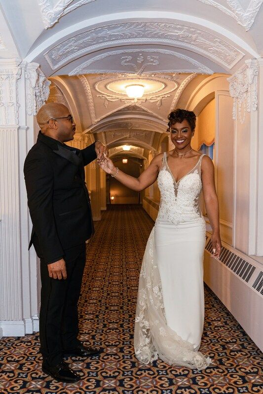 Imani Aloway wedding photo