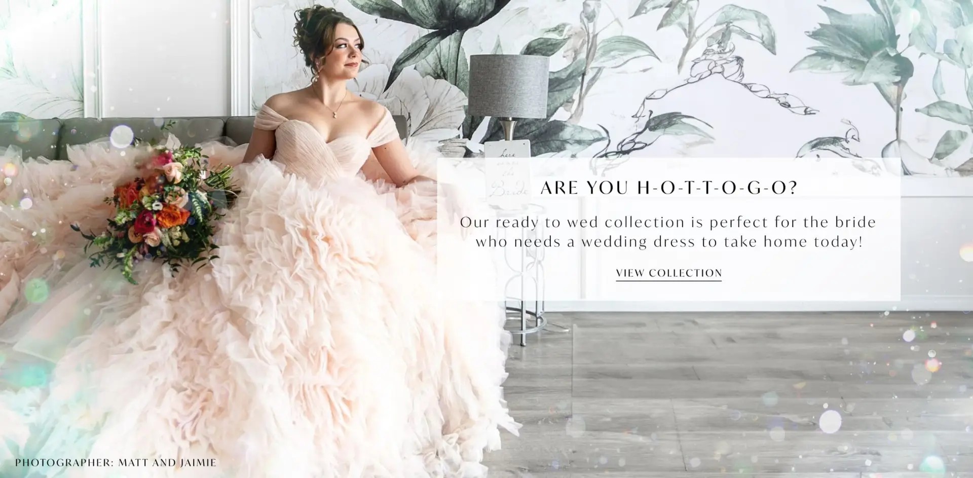 Are You Hot to Go? Ready to wear gowns Banner