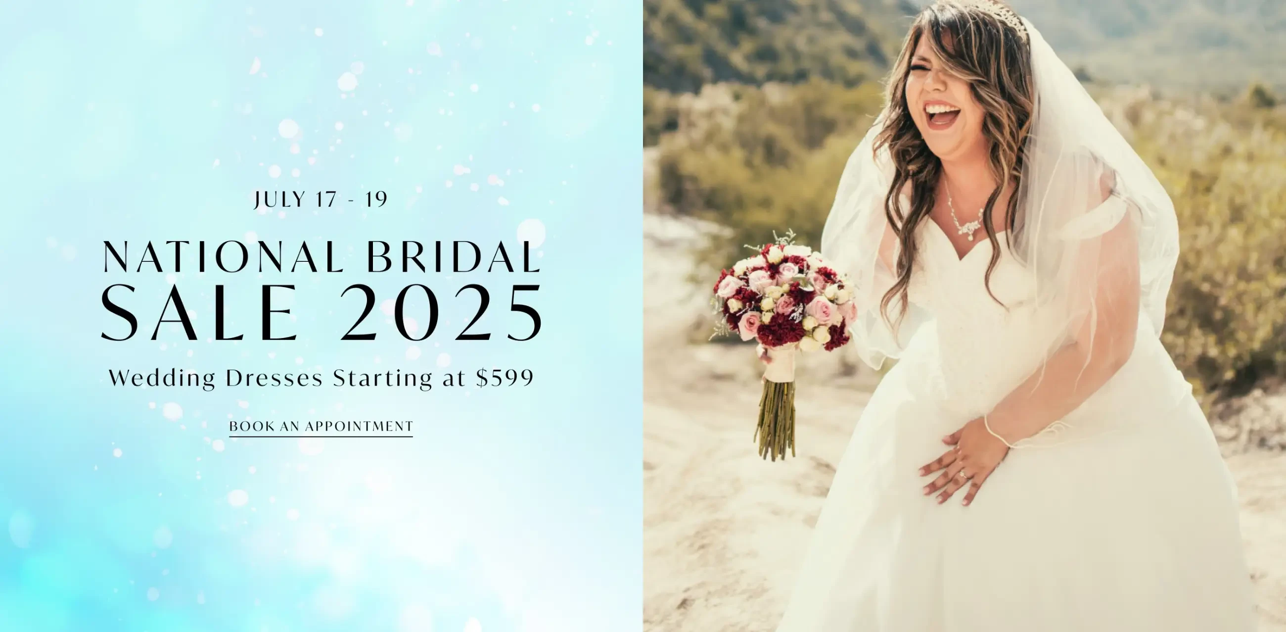 National Bridal Sale 2025 Desktop