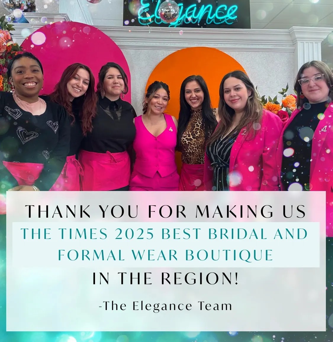 team elegance wedding photo