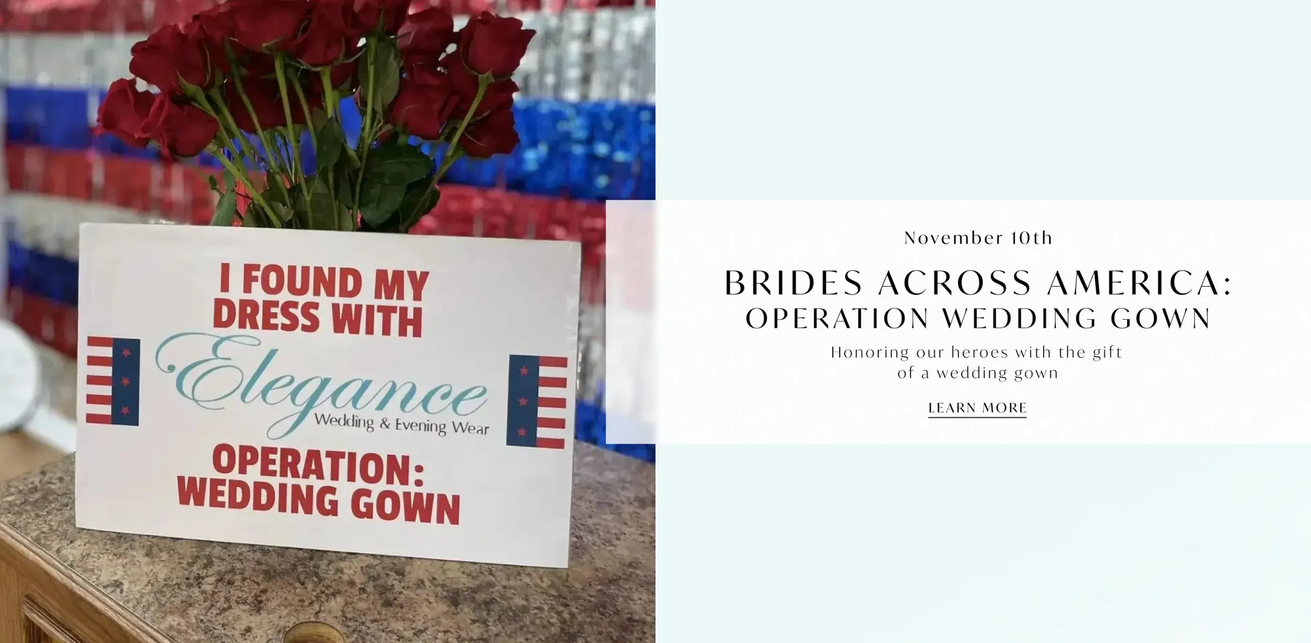 operation wedding gown november 10th