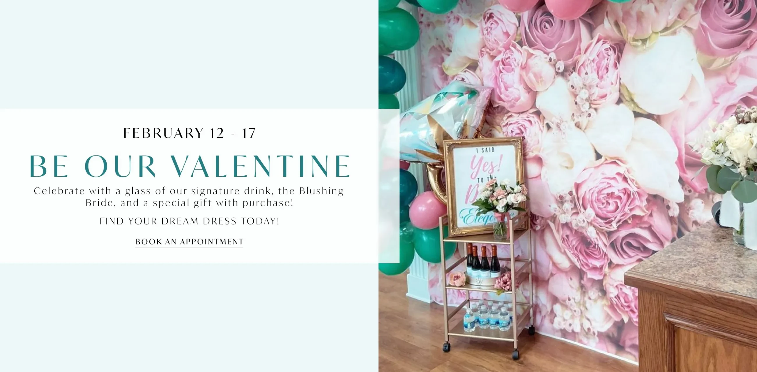 be our valentine banner 2026