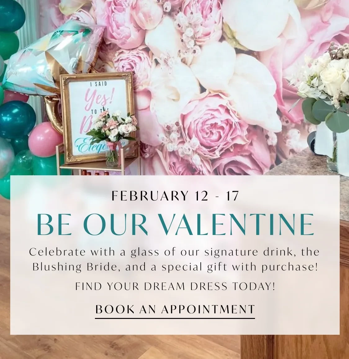 be our valentine banner 2026