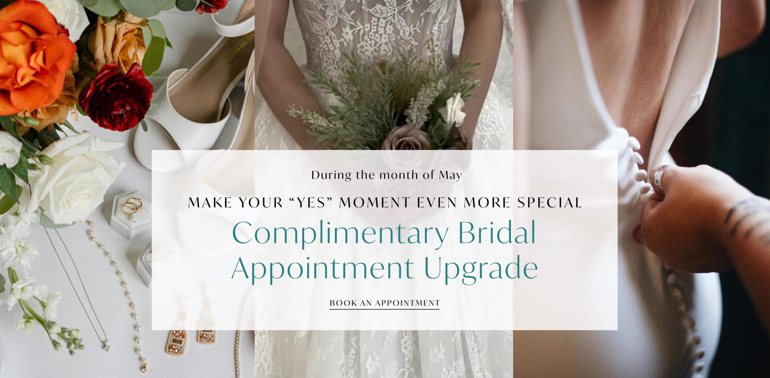 complementary bridal appointment upgrade in may 2026