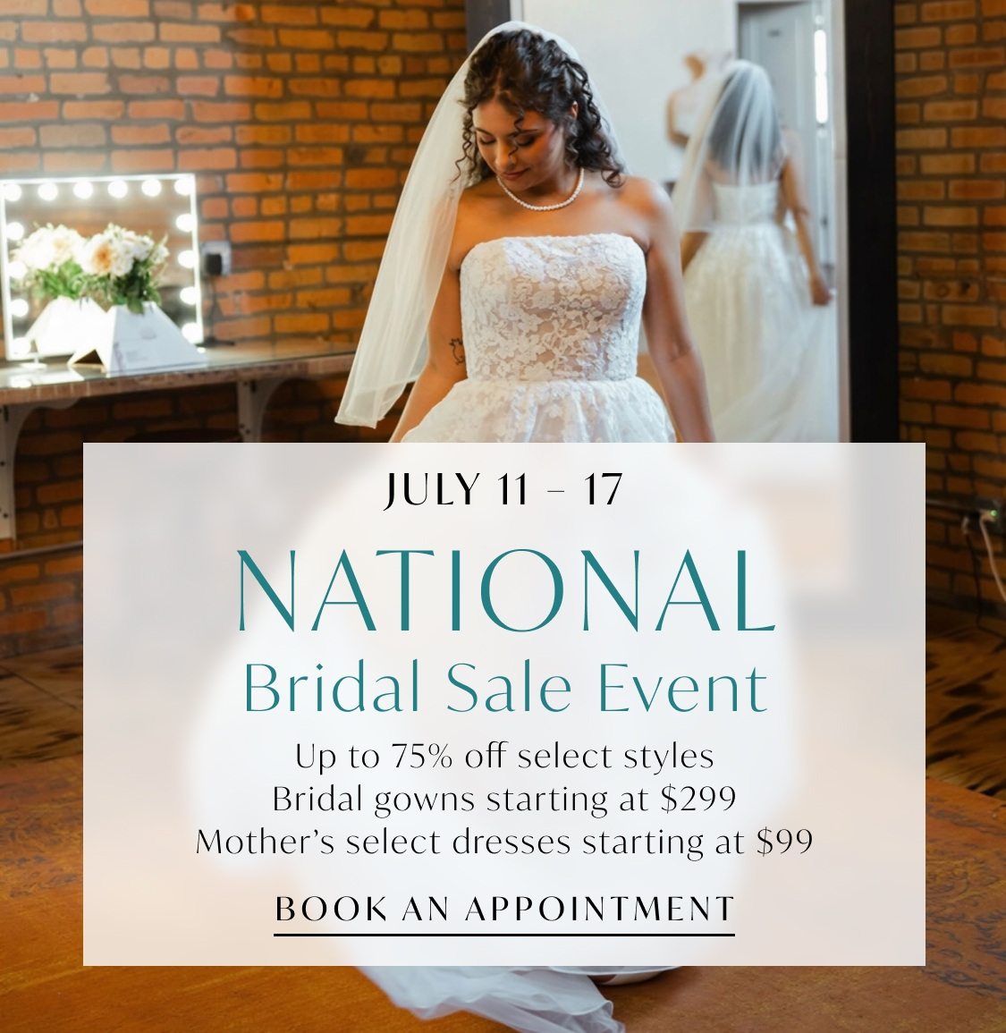 national bridal sale 2026
